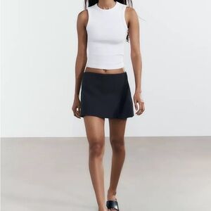 Black Zara Skort
